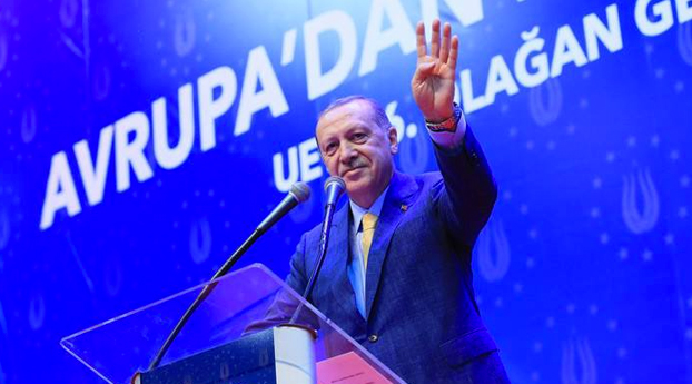Erdogan vraagt Europese Turken steun