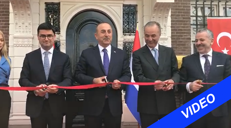 Turkse minister opent Turkse consulaat in Amsterdam